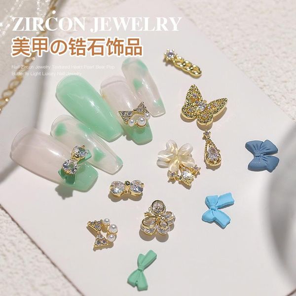 nail art decorations 10pcs butterfly zircon jewelry matte bow graceful pearl super flash diamond decoration factory wholesale, Silver;gold
nail art decorations 10pcs butterfly zircon jewelry matte bow graceful pearl super flash diamond decoration factory wholesale, Silver;gold