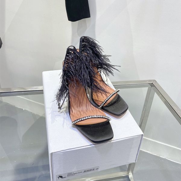 summer fashion sandals rhinestone 8.5cm heeled high heel dress sandal shoes high-end quality feather leisure lady footwear female girl women, Black
summer fashion sandals rhinestone 8.5cm heeled high heel dress sandal shoes high-end quality feather leisure lady footwear female girl women, Black