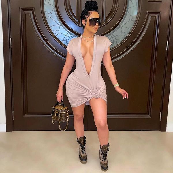 casual dresses women dress solid short sleeve deep v-neck sheath elastic night club party bodycon outfit summer 2021, Black;gray
casual dresses women dress solid short sleeve deep v-neck sheath elastic night club party bodycon outfit summer 2021, Black;gray