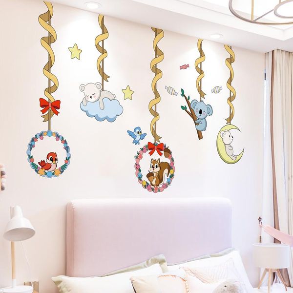 cute animal pendant wall stickers for kids room decoration decal teen aesthetic poster home living decor self-adhesive
cute animal pendant wall stickers for kids room decoration decal teen aesthetic poster home living decor self-adhesive