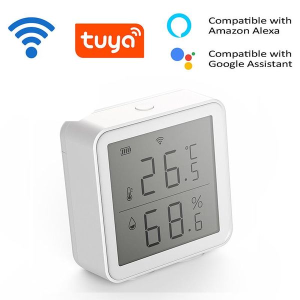 smart home control tuya wifi temperature and humidity sensor with lcd screen works assistant alexa life
smart home control tuya wifi temperature and humidity sensor with lcd screen works assistant alexa life
