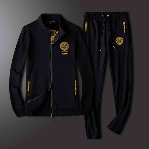 tracksuits sport suit fashion classic spring style aussie tussah beads embroidery trend youth sweater men, Gray
tracksuits sport suit fashion classic spring style aussie tussah beads embroidery trend youth sweater men, Gray