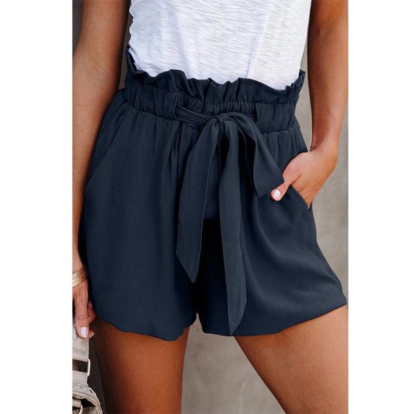 women's shorts elastic waist tie pure color casual pants loose high simple wide leg 2021, White;black
women's shorts elastic waist tie pure color casual pants loose high simple wide leg 2021, White;black