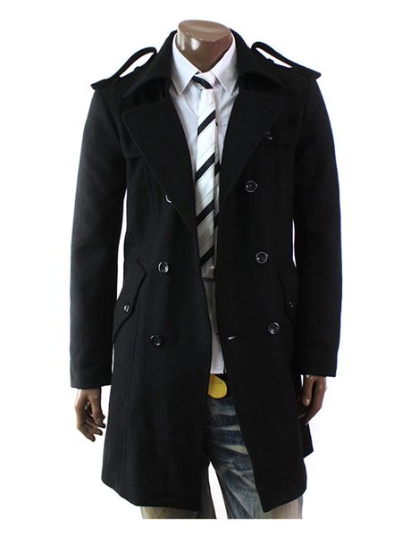 men's wool & blends custom made trench coat men, winter overcoat men long navy blue cashmere coats for jacket, Black
men's wool & blends custom made trench coat men, winter overcoat men long navy blue cashmere coats for jacket, Black