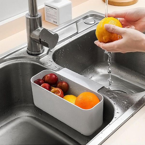 storage baskets sink strainer drain fruit vegetable drainer basket waste sponge rack soup juice separator filter 
storage baskets sink strainer drain fruit vegetable drainer basket waste sponge rack soup juice separator filter