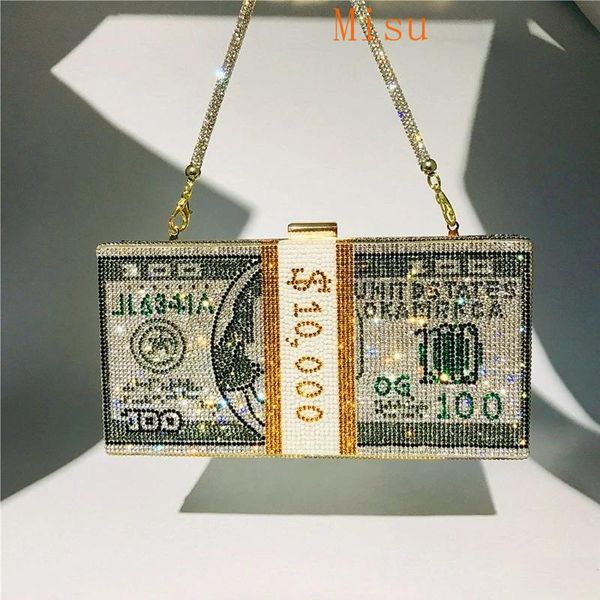money clutch rhinestone purse 10000 dollars stack of cash evening handbags shoulder wedding dinner bag 8 color bags
money clutch rhinestone purse 10000 dollars stack of cash evening handbags shoulder wedding dinner bag 8 color bags