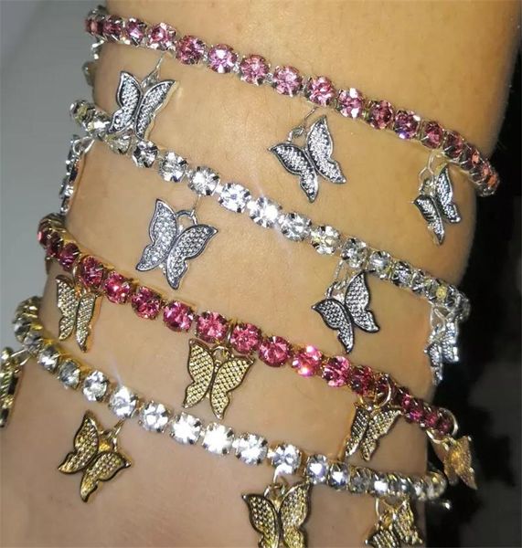 anklets wholesale gold butterfly tennis anklet rhinestone jewelry for women crystal pendant beach foot chain bracelet, Red;blue
anklets wholesale gold butterfly tennis anklet rhinestone jewelry for women crystal pendant beach foot chain bracelet, Red;blue