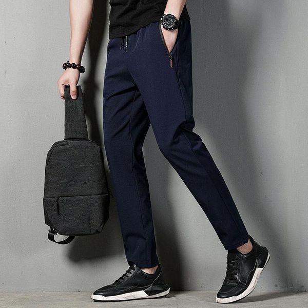 men's pants 2021 autumn and winter thickened 9-point casual sports korean trend loose, Black
men's pants 2021 autumn and winter thickened 9-point casual sports korean trend loose, Black