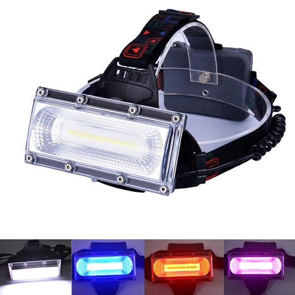 headlamp camping torch 3 modes head lantern rechargeable frontal headlamps