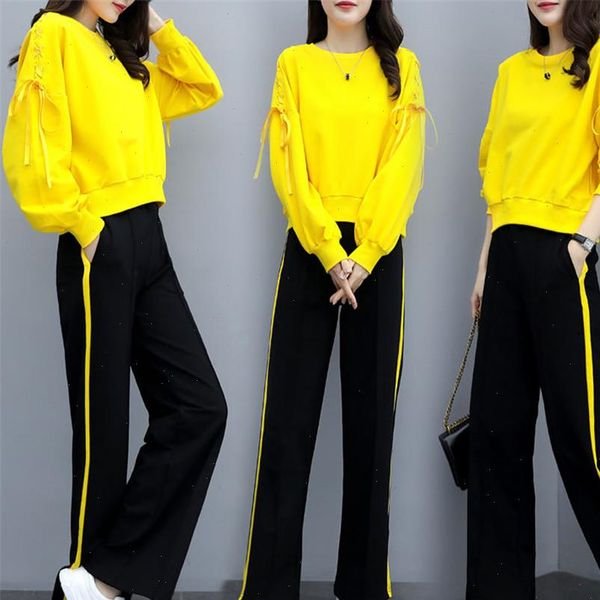 women tracksuits womens tracksuit casual costumes for spring female sporting pant suit two piece set wid leg, Gray
women tracksuits womens tracksuit casual costumes for spring female sporting pant suit two piece set wid leg, Gray