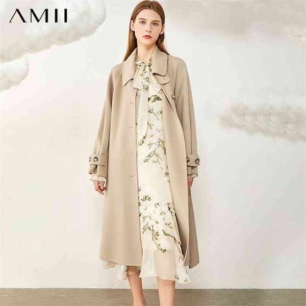 minimalism winter women coats fashion jacket 100%wool solid lapel single-breasted belt double-sided woolen coat 12030360 210527, Black
minimalism winter women coats fashion jacket 100%wool solid lapel single-breasted belt double-sided woolen coat 12030360 210527, Black
