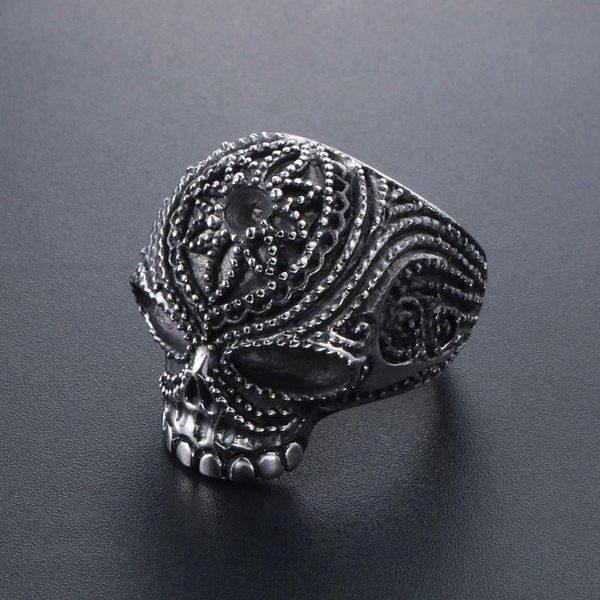 cluster rings vintage gothic bumps flower skull ring for men and women stainless steel punk biker cool hip hop jewelry drop, Golden;silver
cluster rings vintage gothic bumps flower skull ring for men and women stainless steel punk biker cool hip hop jewelry drop, Golden;silver