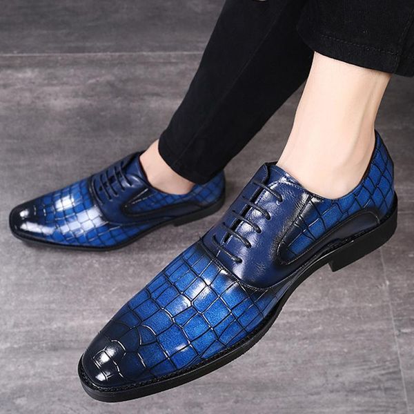 dress shoes formal men's crocodile pattern leather pointed toe casual party office oxford platform men zapatos de hombre, Black
dress shoes formal men's crocodile pattern leather pointed toe casual party office oxford platform men zapatos de hombre, Black