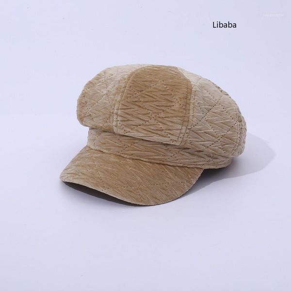 libaba autumn and winter flocking beret female korean fashion wild bud hat british retro sboy octagonal berets, Blue;gray
libaba autumn and winter flocking beret female korean fashion wild bud hat british retro sboy octagonal berets, Blue;gray