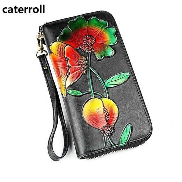 wallets genuine leather women flower long zipper wallet ladies clutch bag 2021 female purses, Red;black
wallets genuine leather women flower long zipper wallet ladies clutch bag 2021 female purses, Red;black