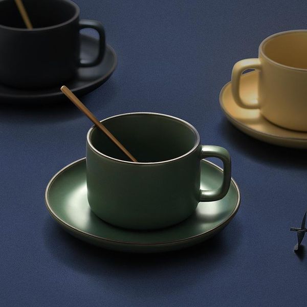 three-piece coffee cup light luxury ceramic tea cups milk mug nordic simple afternoon set with saucer spoon office mugs
three-piece coffee cup light luxury ceramic tea cups milk mug nordic simple afternoon set with saucer spoon office mugs
