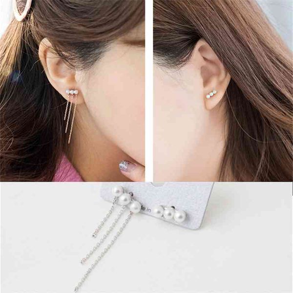 geometric pearl asymmetric female temperament earrings, long style, japanese and korean sexy, Black
geometric pearl asymmetric female temperament earrings, long style, japanese and korean sexy, Black