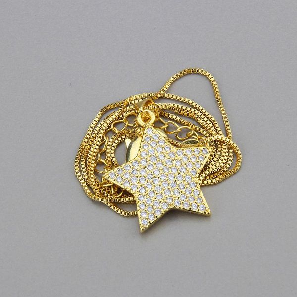 chains aesthetic zircon star shaped necklace for women gold color copper initial chain neckalce romantic party statement neck jewelry, Silver
chains aesthetic zircon star shaped necklace for women gold color copper initial chain neckalce romantic party statement neck jewelry, Silver