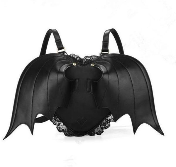autumn women's bag black angel demon bat lace shoulder bags
autumn women's bag black angel demon bat lace shoulder bags