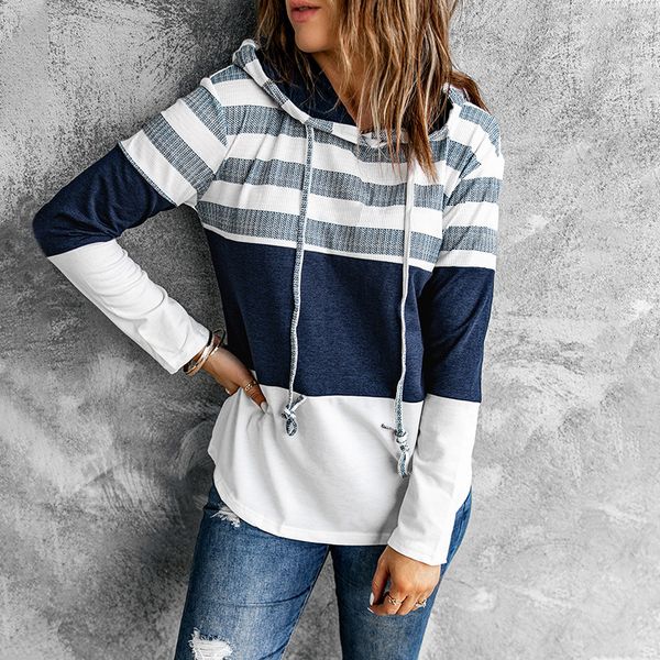 fall women's sweater loose design hoodie pullover long sleeve contrast 252283, White;black
fall women's sweater loose design hoodie pullover long sleeve contrast 252283, White;black