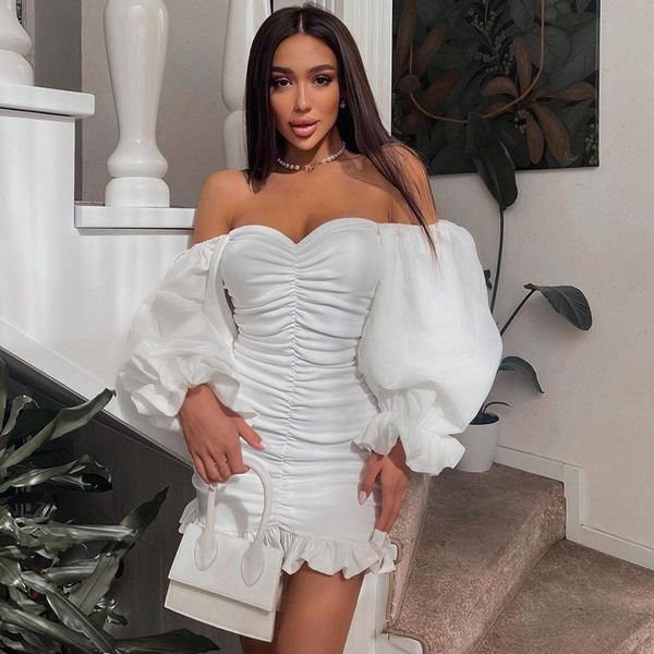 casual dresses 2021 fall maxi for women straight neck ruffled lace wrap hip long sleeve mini elegant party club bodycon dress, Black;gray
casual dresses 2021 fall maxi for women straight neck ruffled lace wrap hip long sleeve mini elegant party club bodycon dress, Black;gray