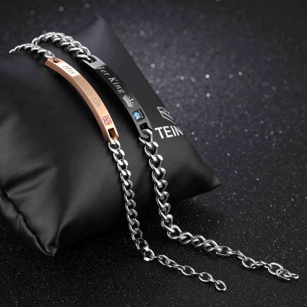 accessories romantic valentine's day gift fashion exquisite zircon titanium steel bracelet, Black
accessories romantic valentine's day gift fashion exquisite zircon titanium steel bracelet, Black