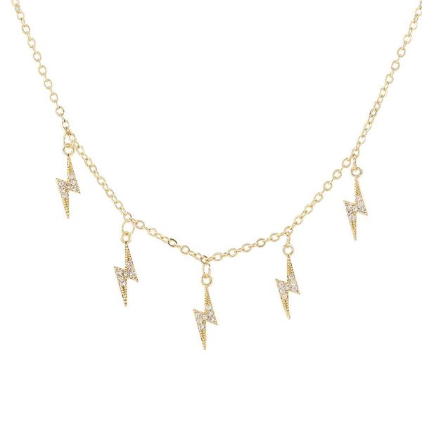 chokers sipengjel fashion ligtning shape pendant necklace gold and silver color clavicle chain for women jewelry gift 2021, Golden;silver
chokers sipengjel fashion ligtning shape pendant necklace gold and silver color clavicle chain for women jewelry gift 2021, Golden;silver
