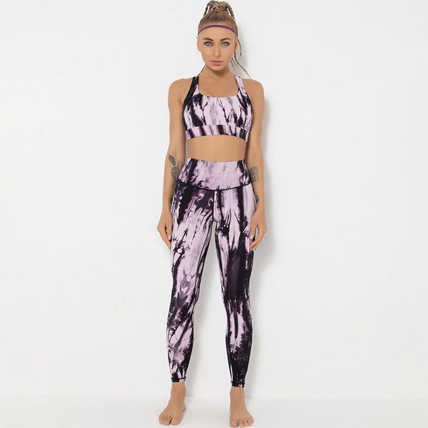 yoga outfit running elastic gym 2pcs/set workout clothes tie dye suit women sportwear bra leggings high waist sports pants
yoga outfit running elastic gym 2pcs/set workout clothes tie dye suit women sportwear bra leggings high waist sports pants