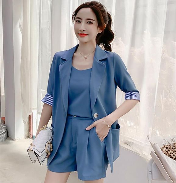 summer runway women 2 piece set elegant three quarter sleeve loose coat&wide leg short pants suit female office casual sets two dress, White
summer runway women 2 piece set elegant three quarter sleeve loose coat&wide leg short pants suit female office casual sets two dress, White