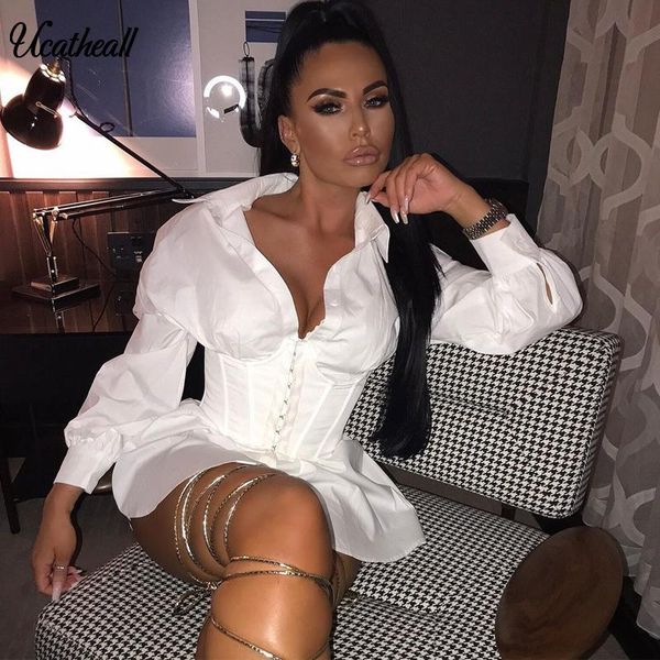 casual dresses v neck button sleeve dress club wear women summer uniform mini party bodycon no belt, Black;gray
casual dresses v neck button sleeve dress club wear women summer uniform mini party bodycon no belt, Black;gray