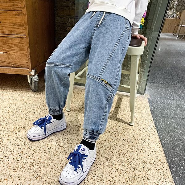 jeans handsome jean spring autumn boy trousers pants capris kids children clothing denim cowboy long  teenage sport high qualit, Blue
jeans handsome jean spring autumn boy trousers pants capris kids children clothing denim cowboy long  teenage sport high qualit, Blue
