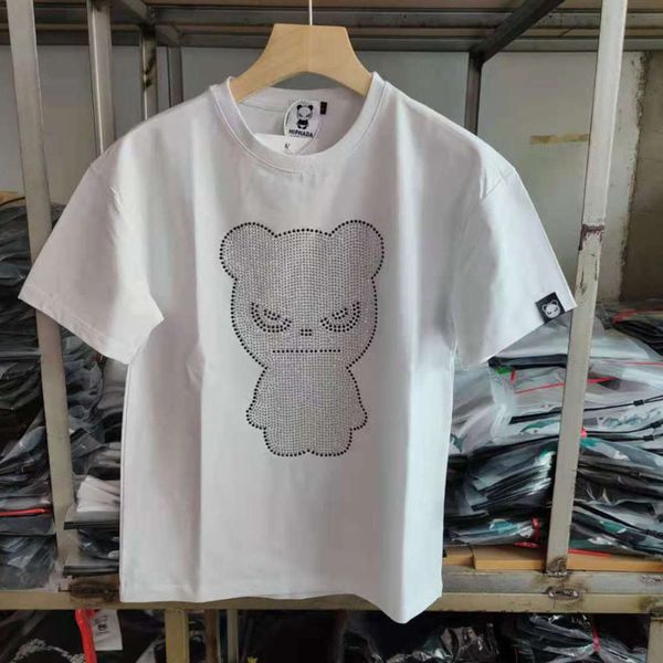 summer fashion brand violent panda print diamond short sleeve t shirt men's and women's cartoon, White;black
summer fashion brand violent panda print diamond short sleeve t shirt men's and women's cartoon, White;black