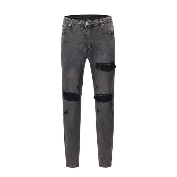 men's jeans american style high street fashion vintage broken straight slim pencil pants wash joggers men autumn, Blue
men's jeans american style high street fashion vintage broken straight slim pencil pants wash joggers men autumn, Blue