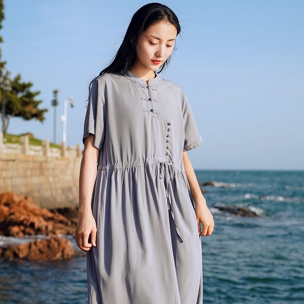 vintage womens clothing 2021 cotton linen short sleeve retro robe vintage femme vestido solid color chinese dress qipao 11772, Red
vintage womens clothing 2021 cotton linen short sleeve retro robe vintage femme vestido solid color chinese dress qipao 11772, Red