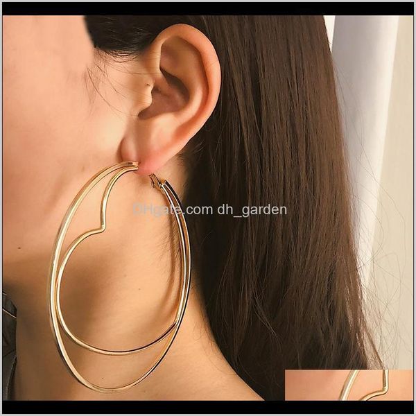 dangle & chandelier hyperbole big oversize heart gold circle hoop earrings for women punk metal round ring earring female ear jewelry drop d, Silver
dangle & chandelier hyperbole big oversize heart gold circle hoop earrings for women punk metal round ring earring female ear jewelry drop d, Silver