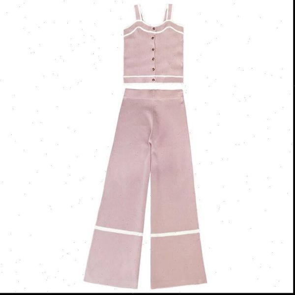 single button tank women tracksuits wide leg pants knitted sets short slim vest trousers knitting clothing suits, Gray
single button tank women tracksuits wide leg pants knitted sets short slim vest trousers knitting clothing suits, Gray