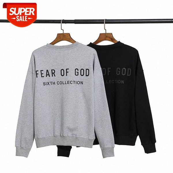 sixth letter printed oversized round neck sweater hip hop #nd6k, Black
sixth letter printed oversized round neck sweater hip hop #nd6k, Black