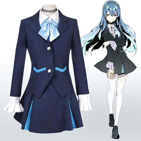 anime costumes high quallity japanese anime kiznaiver sonozaki noriko man woman cosplay costume + shirt + skirt + bow tie choker, Black
anime costumes high quallity japanese anime kiznaiver sonozaki noriko man woman cosplay costume + shirt + skirt + bow tie choker, Black