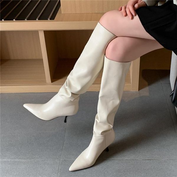 boots 2021 size 33-43 genuine leather women stiletto heels pointed toe ladies shoes winter solid color knee high, Black
boots 2021 size 33-43 genuine leather women stiletto heels pointed toe ladies shoes winter solid color knee high, Black