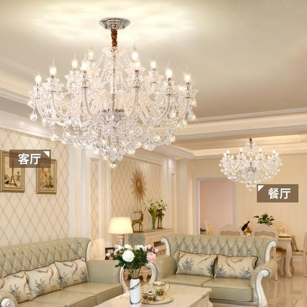 chandeliers crystal chandelier european luxury atmosphere living room lamp modern simple bedroom dining household villa candle lam
chandeliers crystal chandelier european luxury atmosphere living room lamp modern simple bedroom dining household villa candle lam