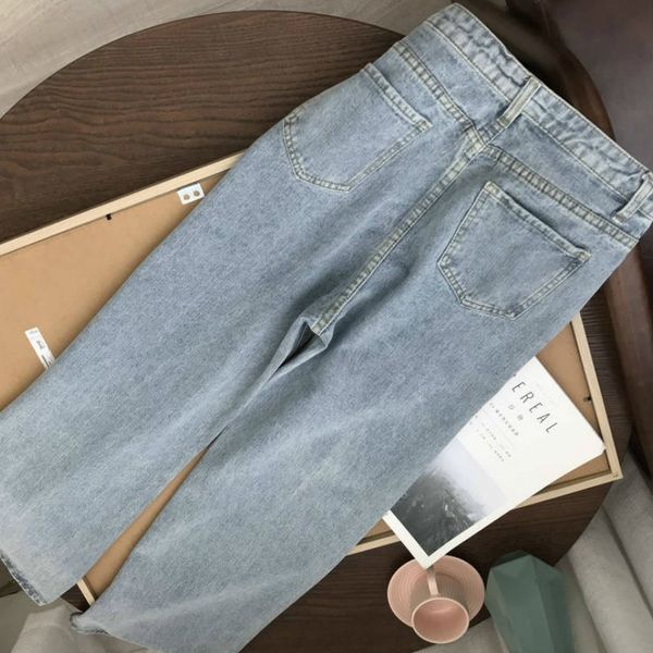 men's jeans women denim wide leg loose high waist pockets casual korean chic fashion retro spring all-match streetwear womens 249a, Blue
men's jeans women denim wide leg loose high waist pockets casual korean chic fashion retro spring all-match streetwear womens 249a, Blue
