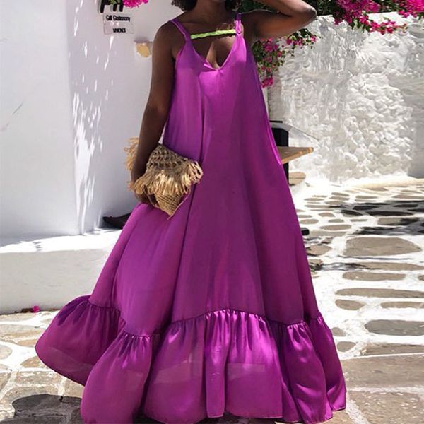 stain strap beach long dress women backless maxi oversized sundress casual loose ladies holiday plus size dresses 210521, Black;gray
stain strap beach long dress women backless maxi oversized sundress casual loose ladies holiday plus size dresses 210521, Black;gray