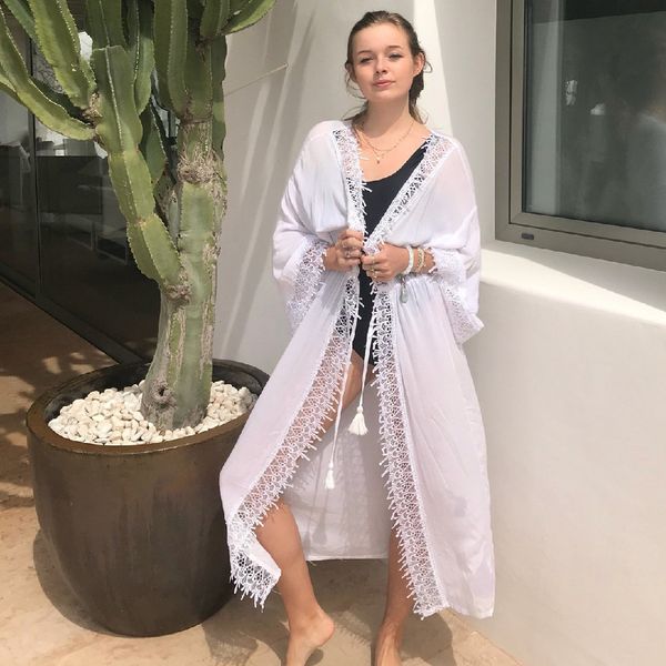 cotton beach cover up kaftan sarong bathing suit lace s pareo swimsuit womens swim wear tunic #q627 210420, White;black
cotton beach cover up kaftan sarong bathing suit lace s pareo swimsuit womens swim wear tunic #q627 210420, White;black