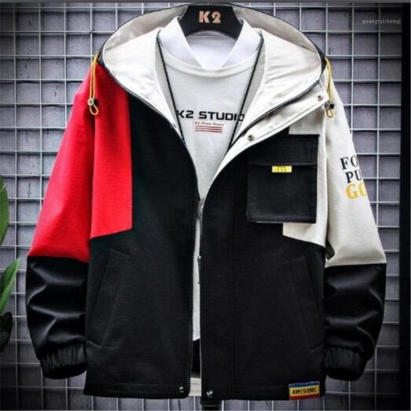 men's jackets spring and autumn jacket 2021 korean trend tooling tide brand clothes outerwear coat, Black;brown
men's jackets spring and autumn jacket 2021 korean trend tooling tide brand clothes outerwear coat, Black;brown