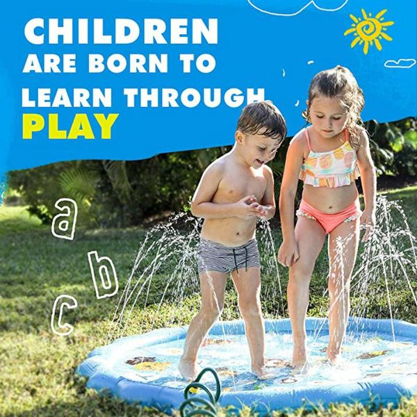 kennels & pens summer outdoor children's water spray pad inflatable watering mat lawn games sprinkler play toys out parent-child
kennels & pens summer outdoor children's water spray pad inflatable watering mat lawn games sprinkler play toys out parent-child