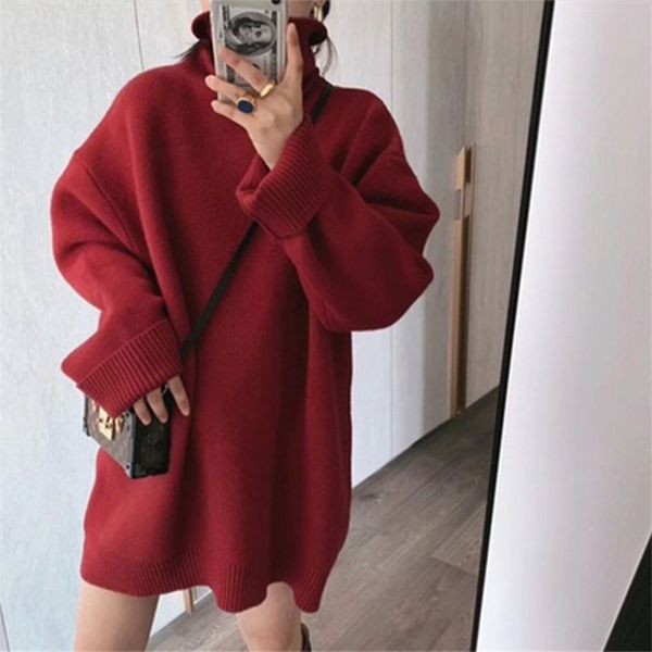 turtleneck winter sweater women pullover girls knitting vintage autumn female knitted outerwear warm sweaters oversize 210423, White
turtleneck winter sweater women pullover girls knitting vintage autumn female knitted outerwear warm sweaters oversize 210423, White