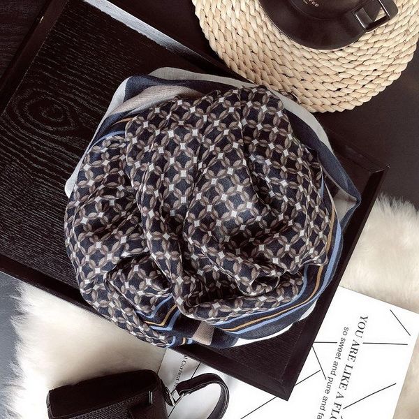 scarves ouoi silk scarf spring black cotton and linen seaside travel gauze beach sunscreen shawl factory wholesale, Blue;gray
scarves ouoi silk scarf spring black cotton and linen seaside travel gauze beach sunscreen shawl factory wholesale, Blue;gray