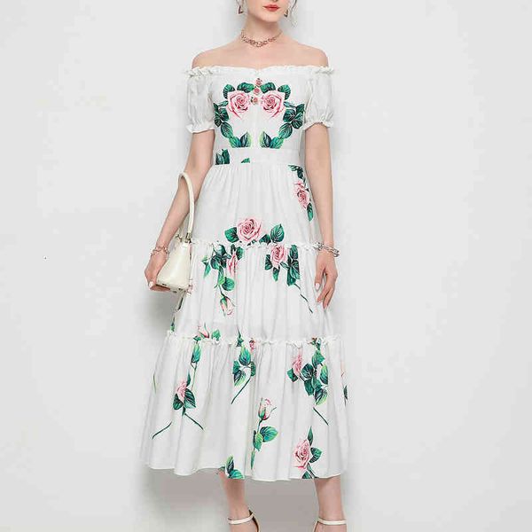 dress summer retro impression flower of word neck thin sleeve ruffled temperament dressed in medium length, Black;gray
dress summer retro impression flower of word neck thin sleeve ruffled temperament dressed in medium length, Black;gray