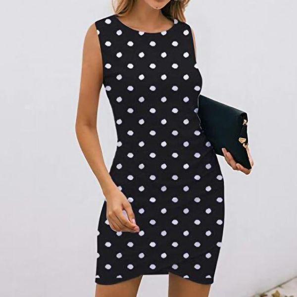 casual dresses women's dress sleeveless fashion polka dot print elastic loose comfortable vest summer slim, Black;gray
casual dresses women's dress sleeveless fashion polka dot print elastic loose comfortable vest summer slim, Black;gray