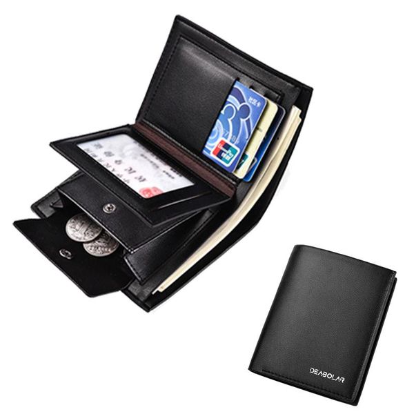 wallets men wallet leather short version multi-card coin purse vintage business big capacity male money multifunction card holder, Red;black
wallets men wallet leather short version multi-card coin purse vintage business big capacity male money multifunction card holder, Red;black